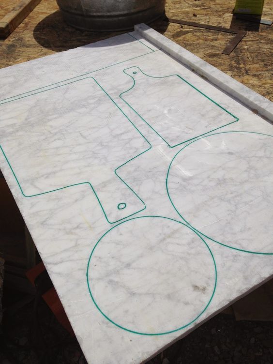 доска из мрамора