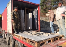 Заключительная поставка камня в 2019 году
